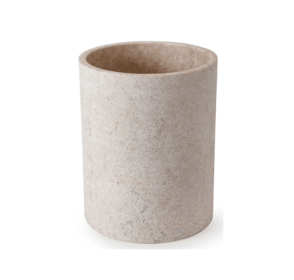 Limestone Wastebasket