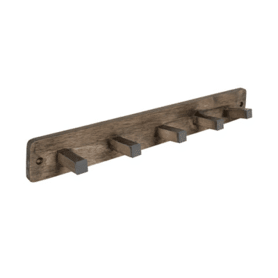 Briar Wall Mount 5-Peg Wood Rack