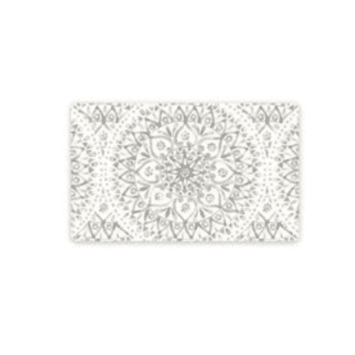 Boho Medallion Pet Placemat Taupe