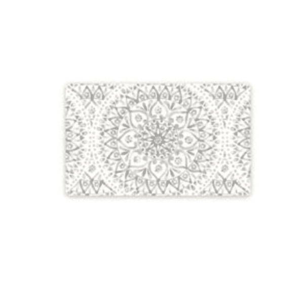 Boho Medallion Pet Placemat Taupe