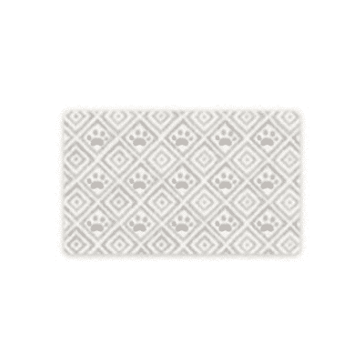 Paw Ikat Pet Placemat Natural