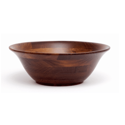 Cherry Finished Flared Bowls