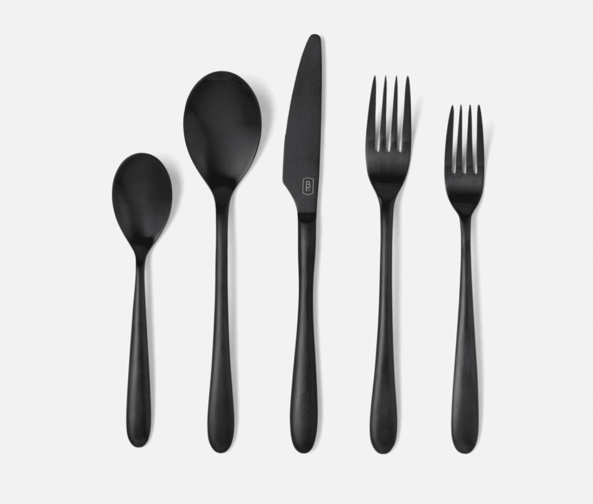 Alba Black Flatware Set SLX Hospitality