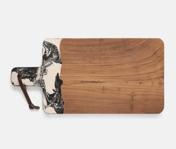 Austin Black Swirled Serving Board