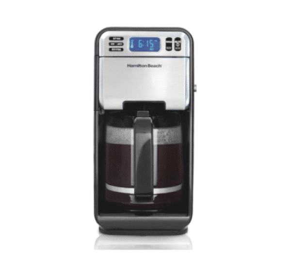 12 Cup Programmable Coffee Maker With FrontFill® Black & Stainless