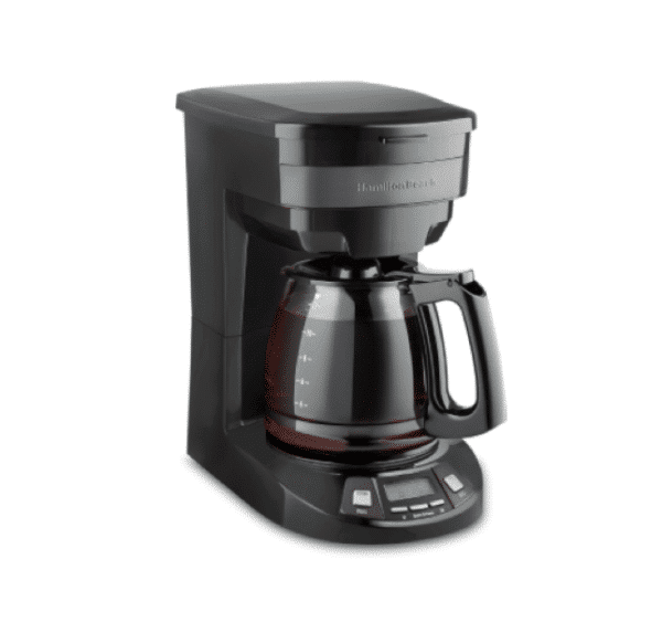 12 Cup Programmable Coffee Maker, Black And Stainless Steel