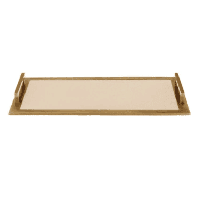 Gold Rush Stainless Tray: Beige