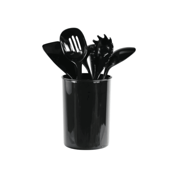 6pc Utensil Set Black