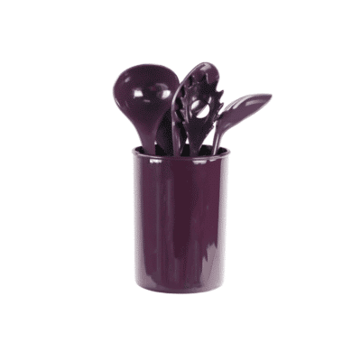 6pc Utensil Set Plum