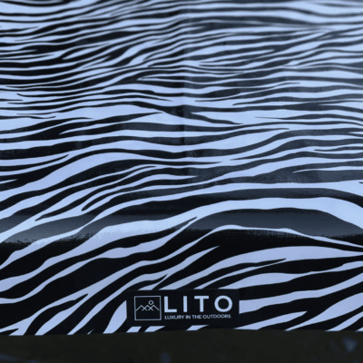 LITOCLOTH South African Zebra Outdoor Tablecloth