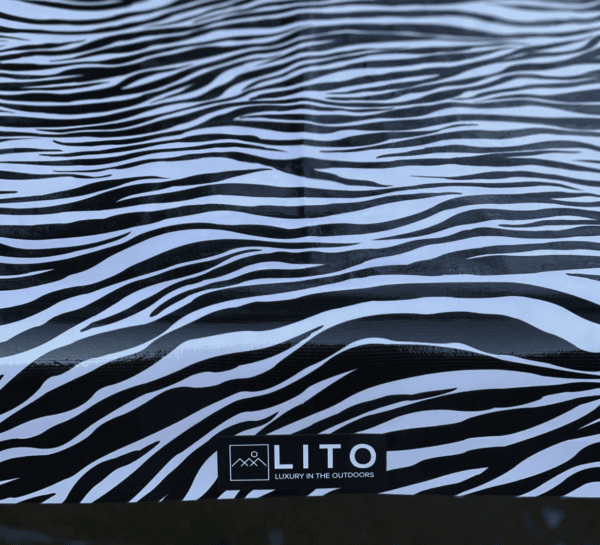 LITOCLOTH South African Zebra Outdoor Tablecloth