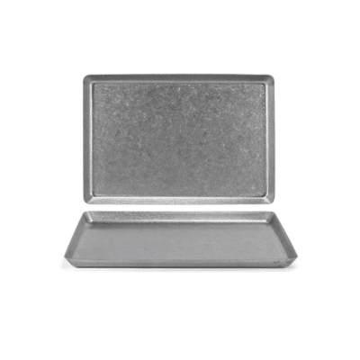 13" x 7" Stainless Steel Tray, Antique Finish