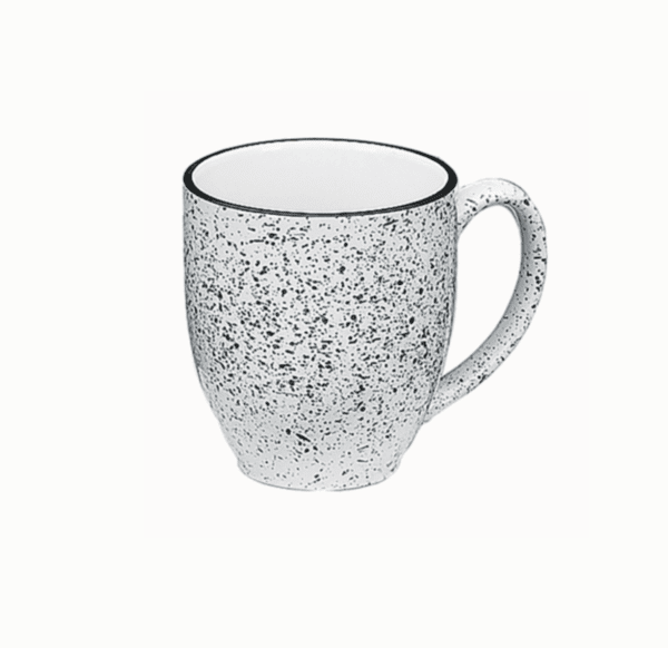 16 oz Bistro Cup White & Black