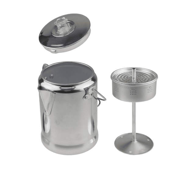 9 Cup Coffee Percolator, Aluminum