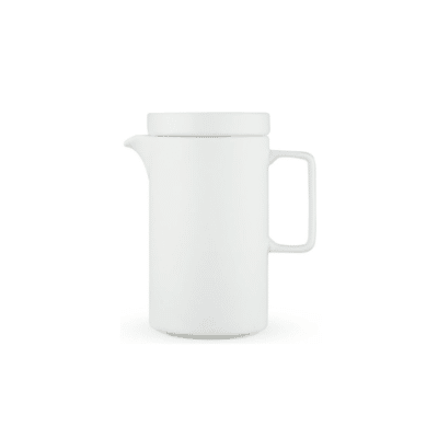 Jona Matte Finish Teapot in White