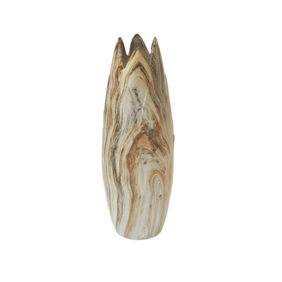 Angled Edge Ceramic Vase