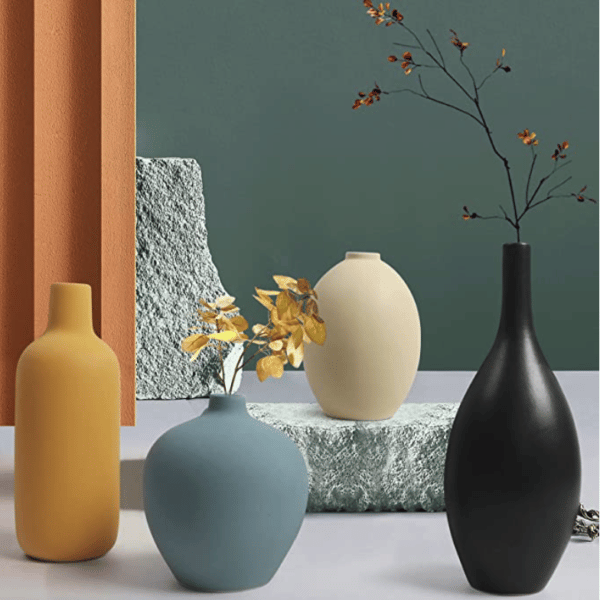Modern Farmhouse Small Vase Set of 4