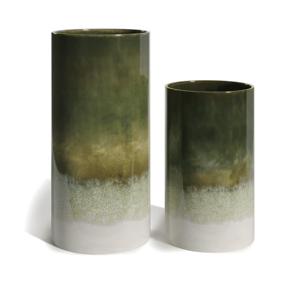 Modern Market Ceramic Stoneware Vase Set of 2