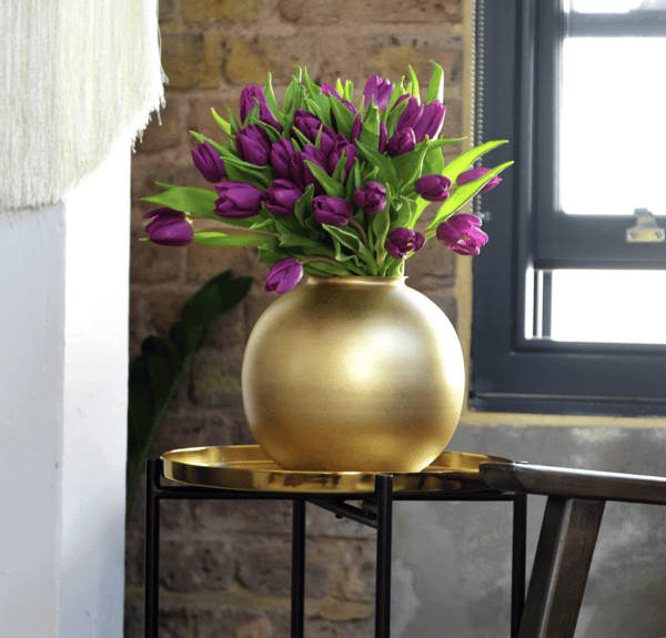 Wallbrook Gold Vase
