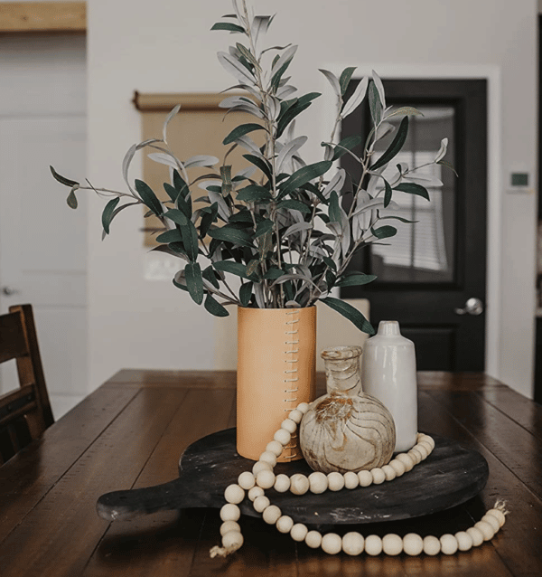 Apricot Leather Vase - Image 3
