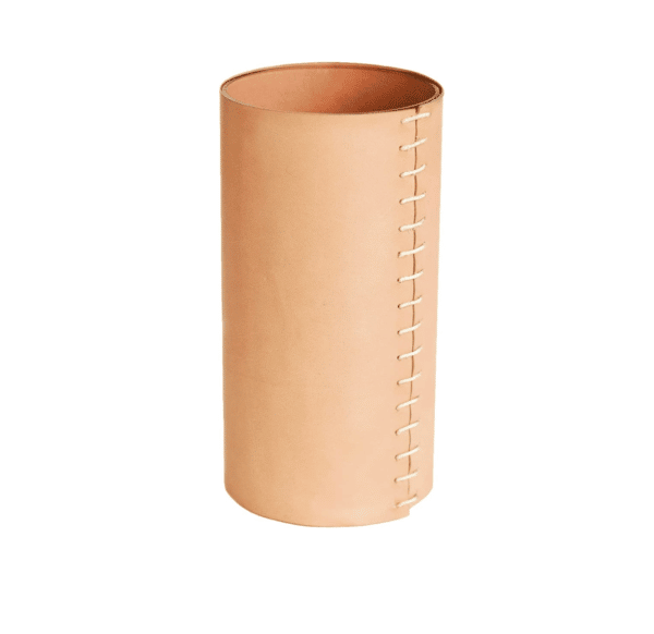 Apricot Leather Vase - Image 2