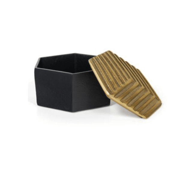 Mylah Decorative Metal Box, Large - Image 2