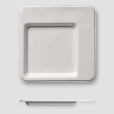 9.5" Pulp Plate, Diamond Pattern