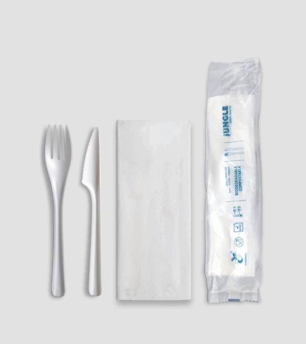 Bloom Natural White Cutlery Kit