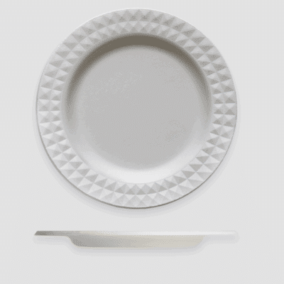 7" Pulp Plate, Décor Pattern