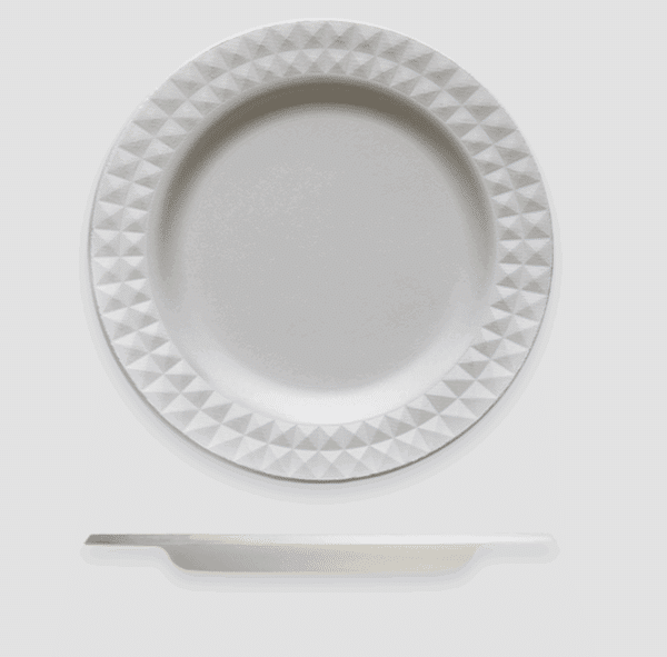7" Pulp Plate, Décor Pattern