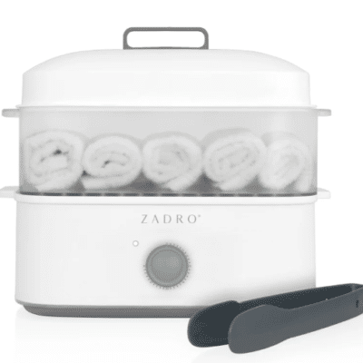 Towel Steamer With Tongs